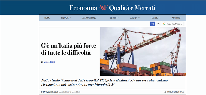 Articolo La Repubblica  E-Fashion Pro, novembre 2025